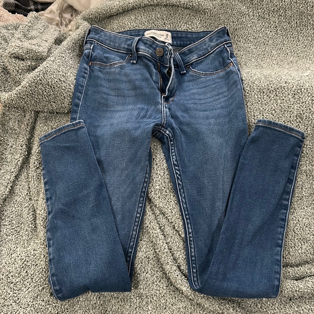 Abercrombie mid rise jean legging (size 25)